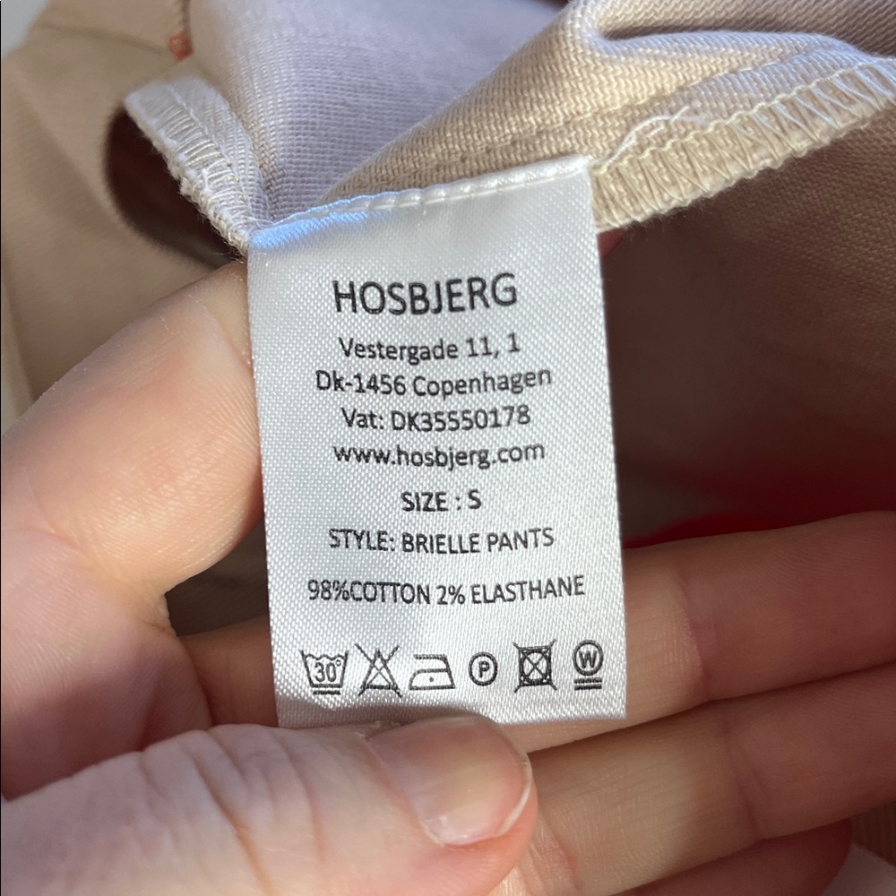 Hosbjerg Brielle High Rise Flare Colorblock Pants Like New Small - Picture 6 of 8
